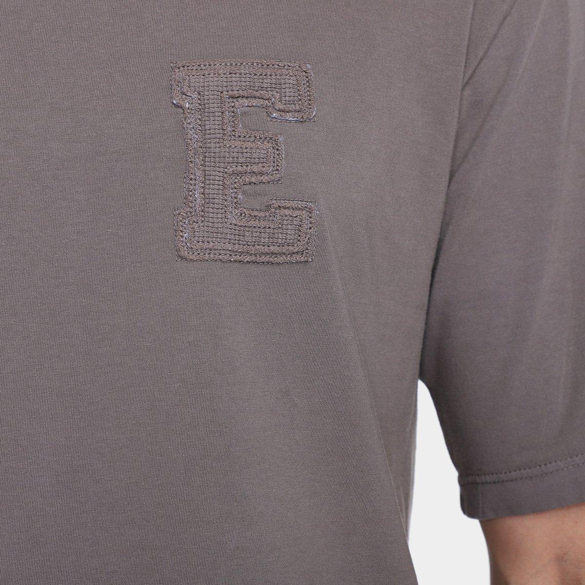 Camiseta Ellus Fine E Waffel Over Masculina - 3