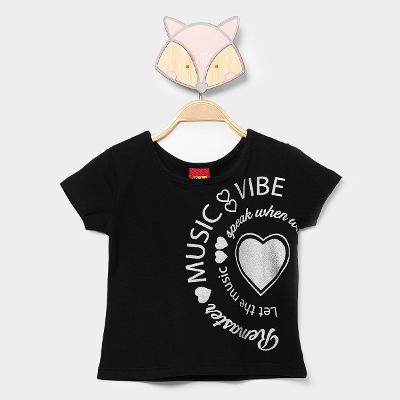 Blusa Infantil Kyly Music Menina