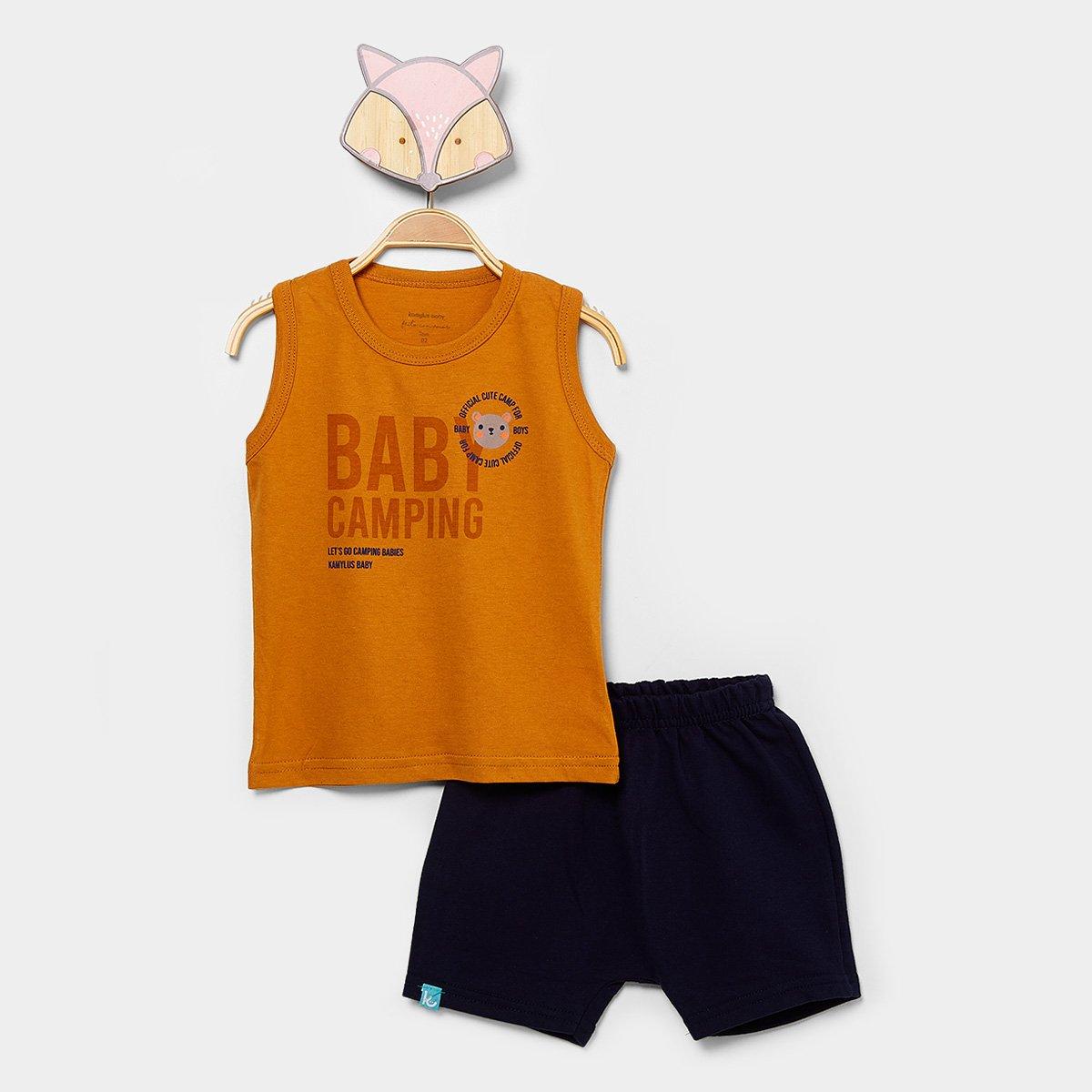 Conjunto Infantil Curto Kamylus Casual Menino - 1