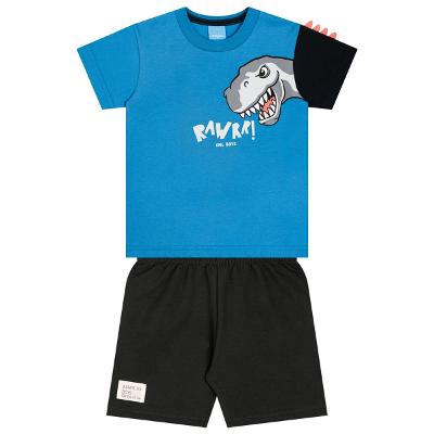 Conjunto Curto Infantil Kamylus Estampado Menino