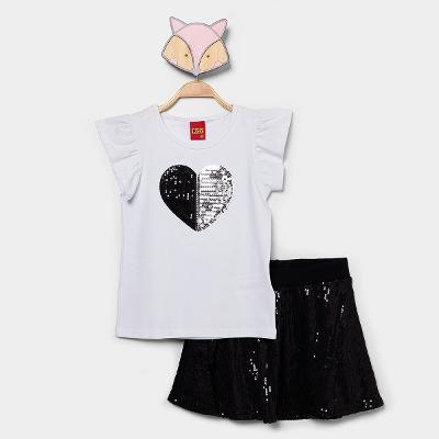 Conjunto Infantil Curto Kyly Love Menina