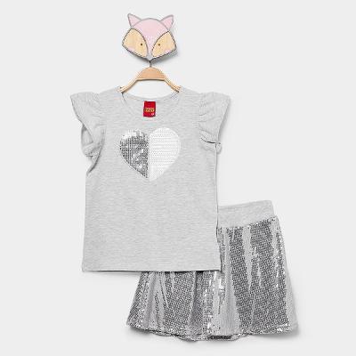 Conjunto Infantil Curto Kyly Love Menina
