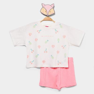 Conjunto Curto Infantil Kamylus Menina