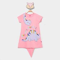 Vestido Infantil Kamylus Estampado - 1