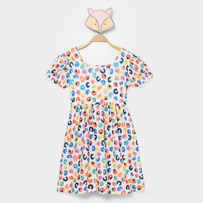 Vestido Infantil Kamylus Estampado