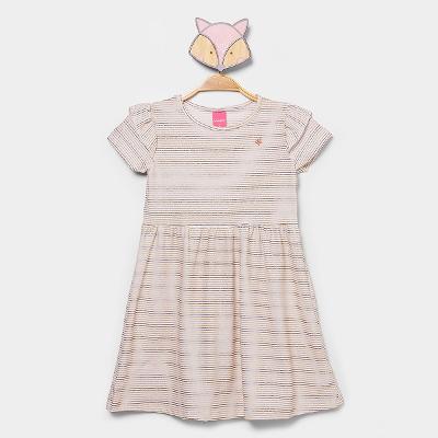 Vestido Infantil Kamylus Estampado
