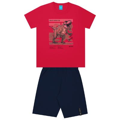 Conjunto Infantil Curto Kamylus Dino Menino