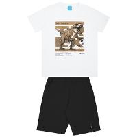 Conjunto Infantil Curto Kamylus Dino Menino - 1