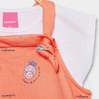 Salopete Infantil Kamylus Estampada - 3