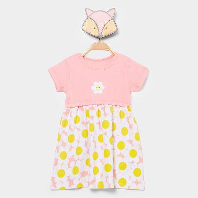 Vestido Infantil Kamylus Estampado