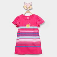 Vestido Infantil Kamylus Estampado - 1