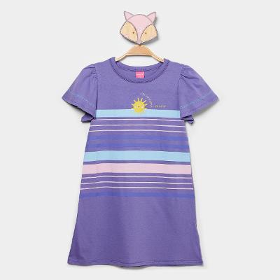 Vestido Infantil Kamylus Estampado