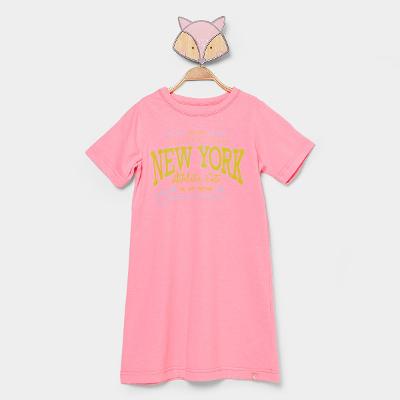 Vestido Infantil Kamylus New York Menina