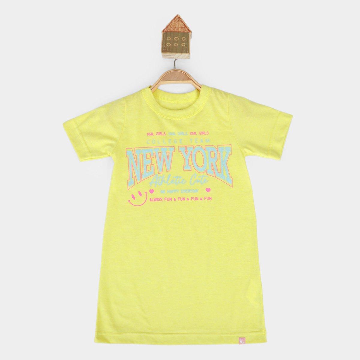 Vestido Infantil Kamylus New York Menina - 1