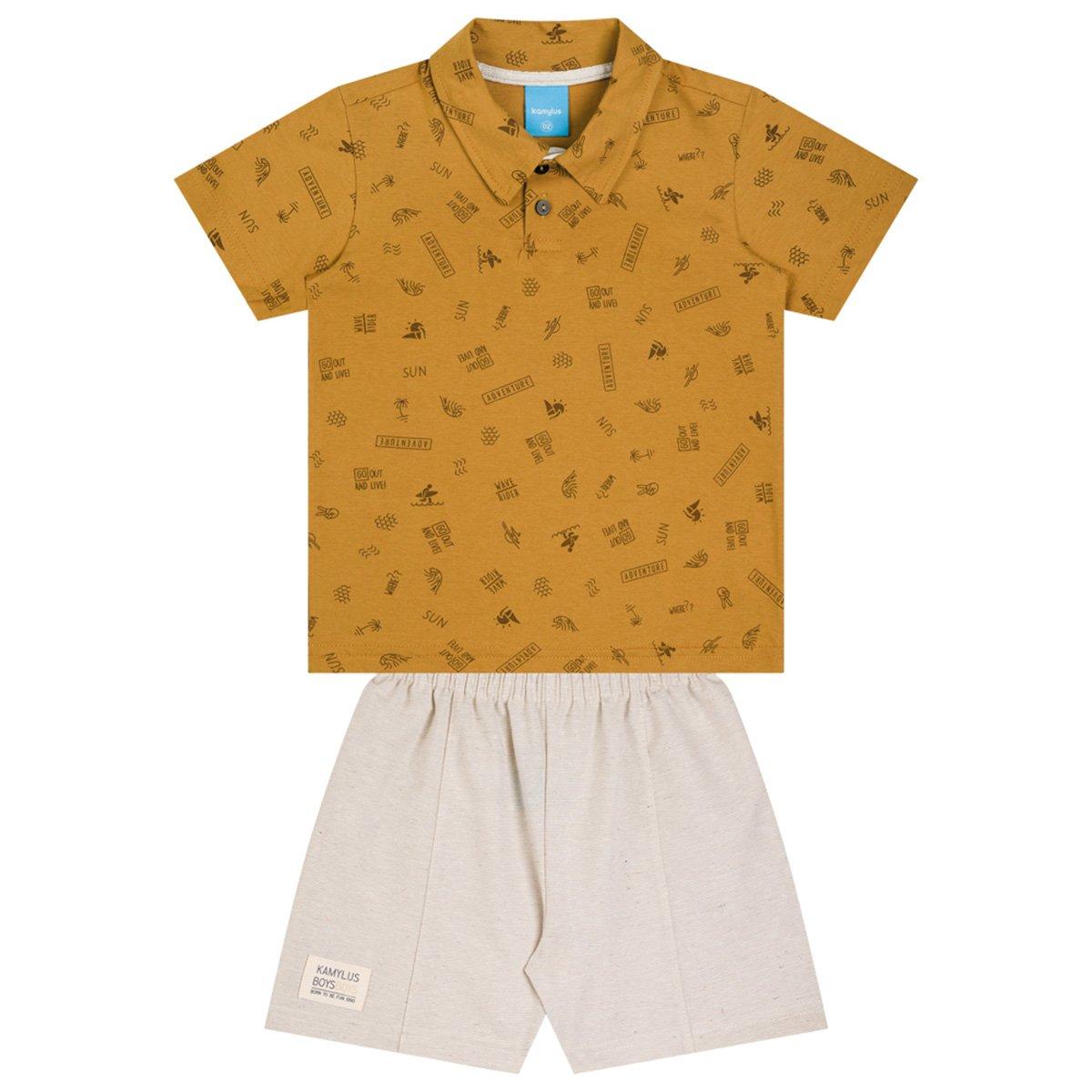 Conjunto Infantil Curto Kamylus Casual Menino - 1