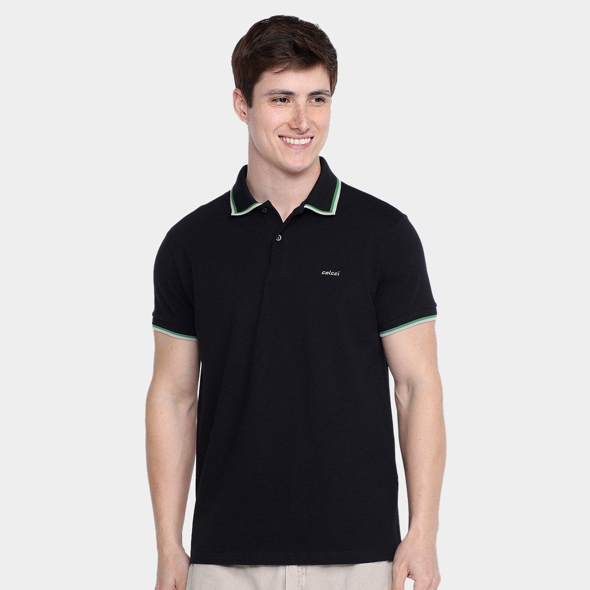 Camisa Polo Colcci Logo Masculina - 1
