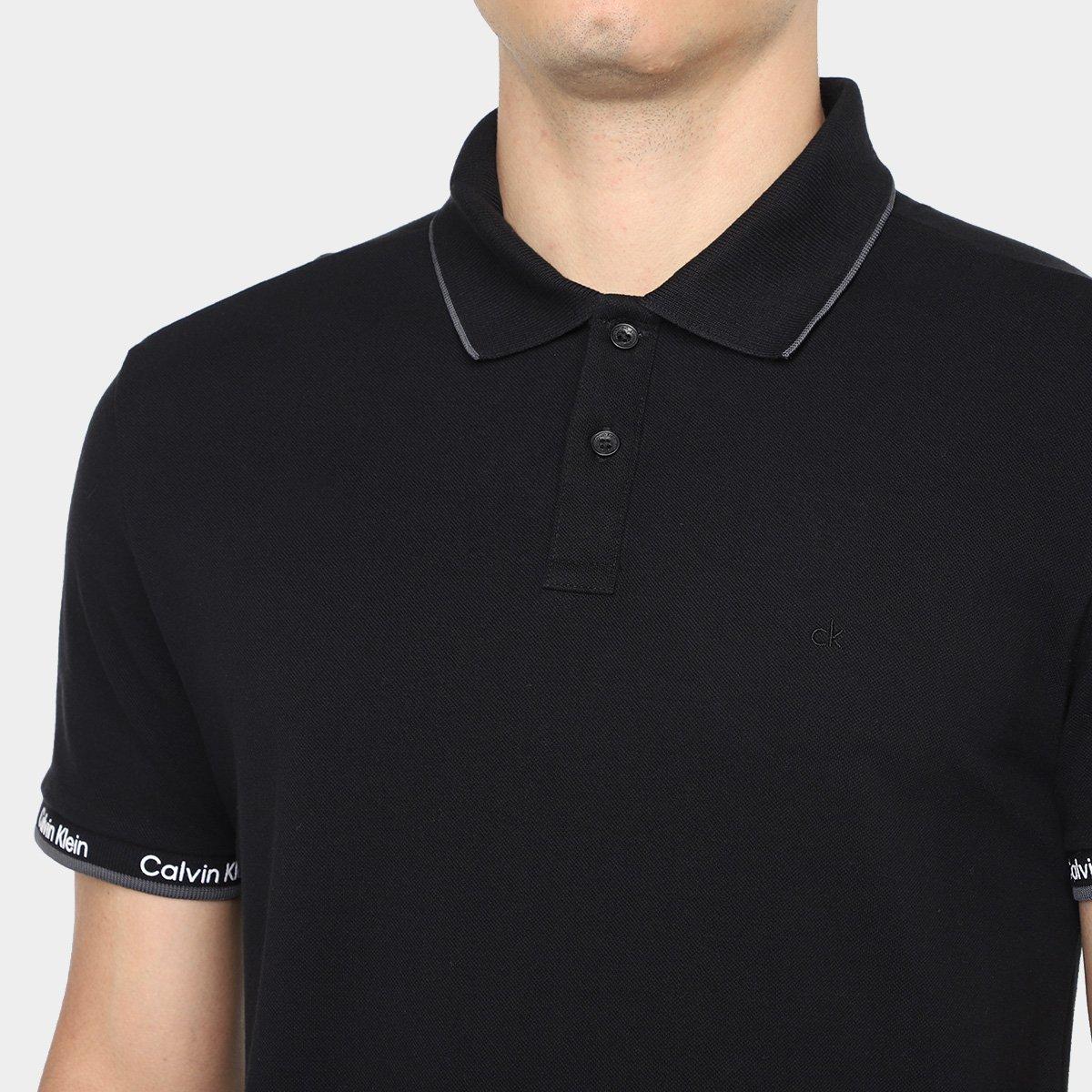 Camisa Polo Calvin Klein Casual Masculina - 3
