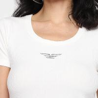 Camiseta Baby Look Ellus Canelada Hotfix Feminina - 3