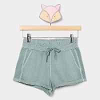 Short Infantil Calvin Klein Moletom Menina - 1