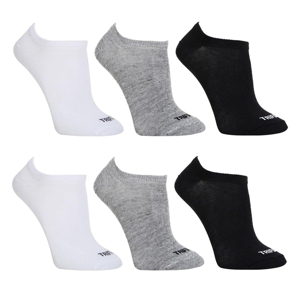 Kit Meia Invisível Trifil Esportivas 6 Pares - 1