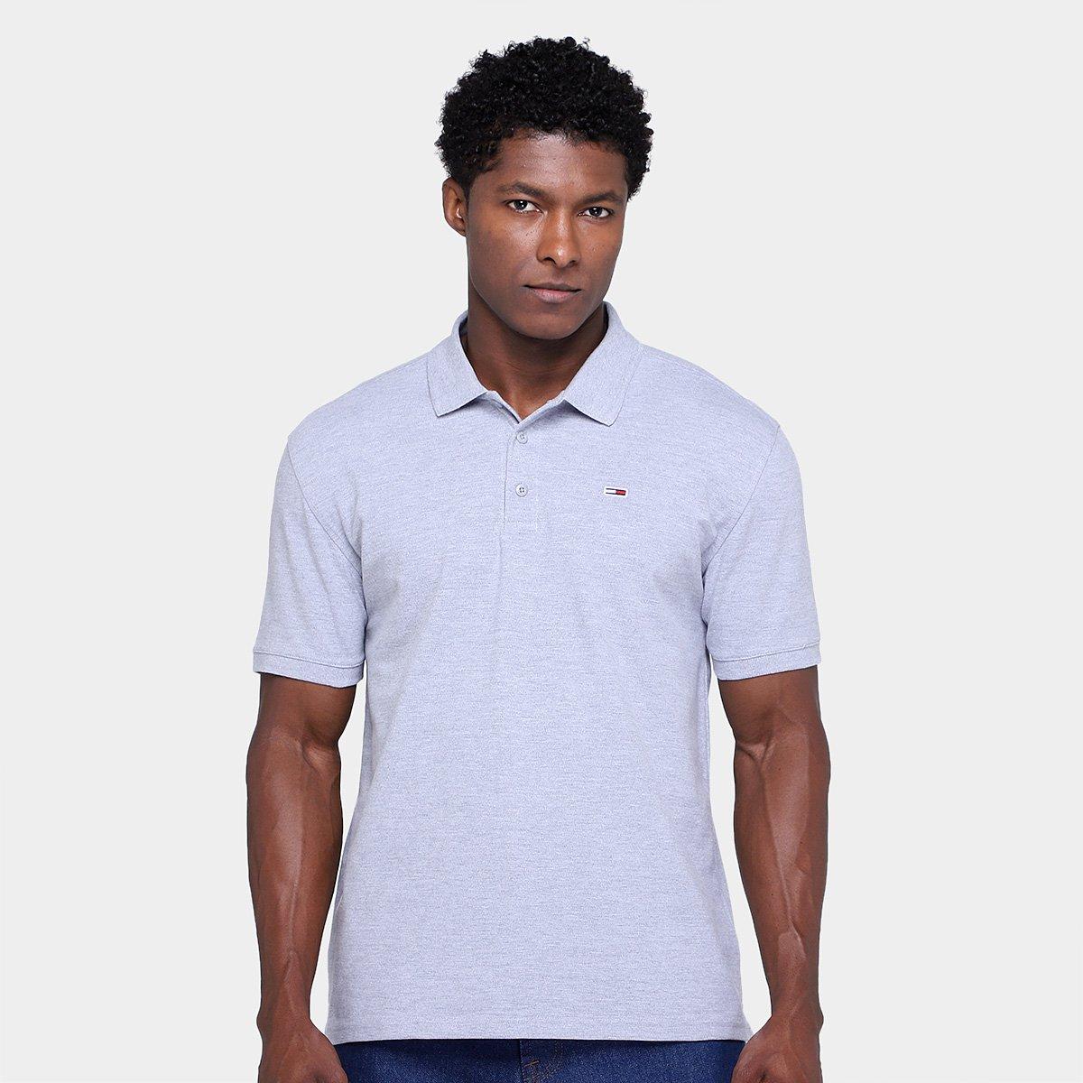 Camisa Polo Tommy Hilfiger Fine Piquet Masculina - 1