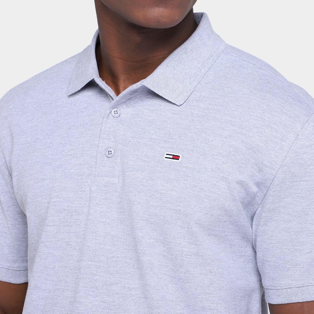 Camisa Polo Tommy Hilfiger Fine Piquet Masculina - 3