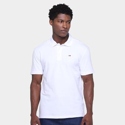 Camisa Polo Tommy Hilfiger Fine Piquet Masculina