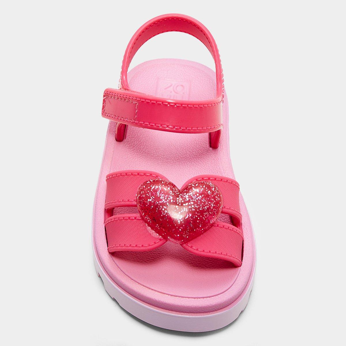 Sandália Infantil Disney Zaxynina Daily Love Sand Menina - 4