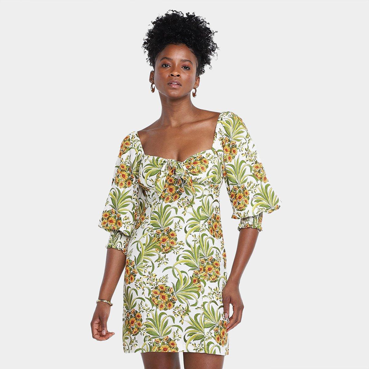 Vestido Farm Curto Abacaflor - 1