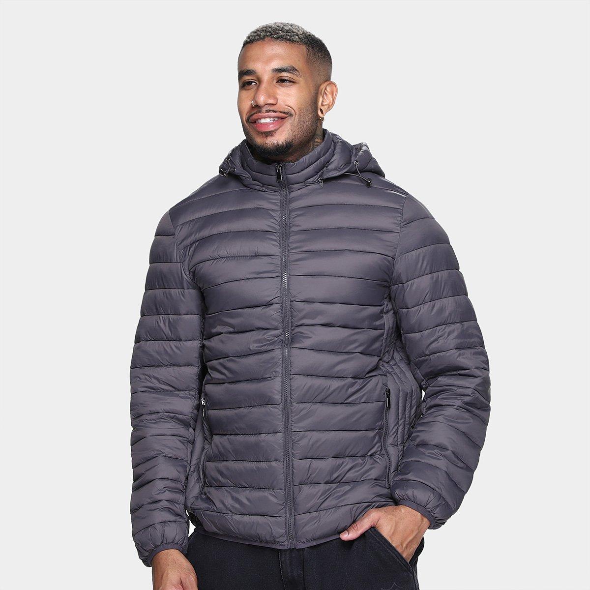 Jaqueta Com Capuz Broken Rules Nylon Masculina - 1