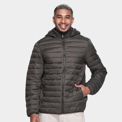 Jaqueta Com Capuz Broken Rules Nylon Masculina