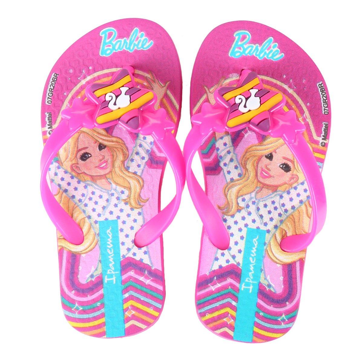 Chinelo Infantil Grendene Kids Ipanema Barbie Style Feminino - 1