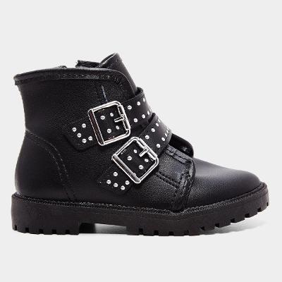Bota Coturno Infantil Molekinha Baby Menina