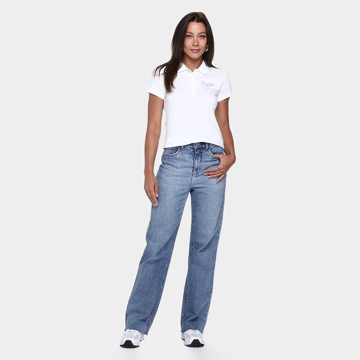 Camisa Polo Tommy Hilfiger Script Feminina - 4