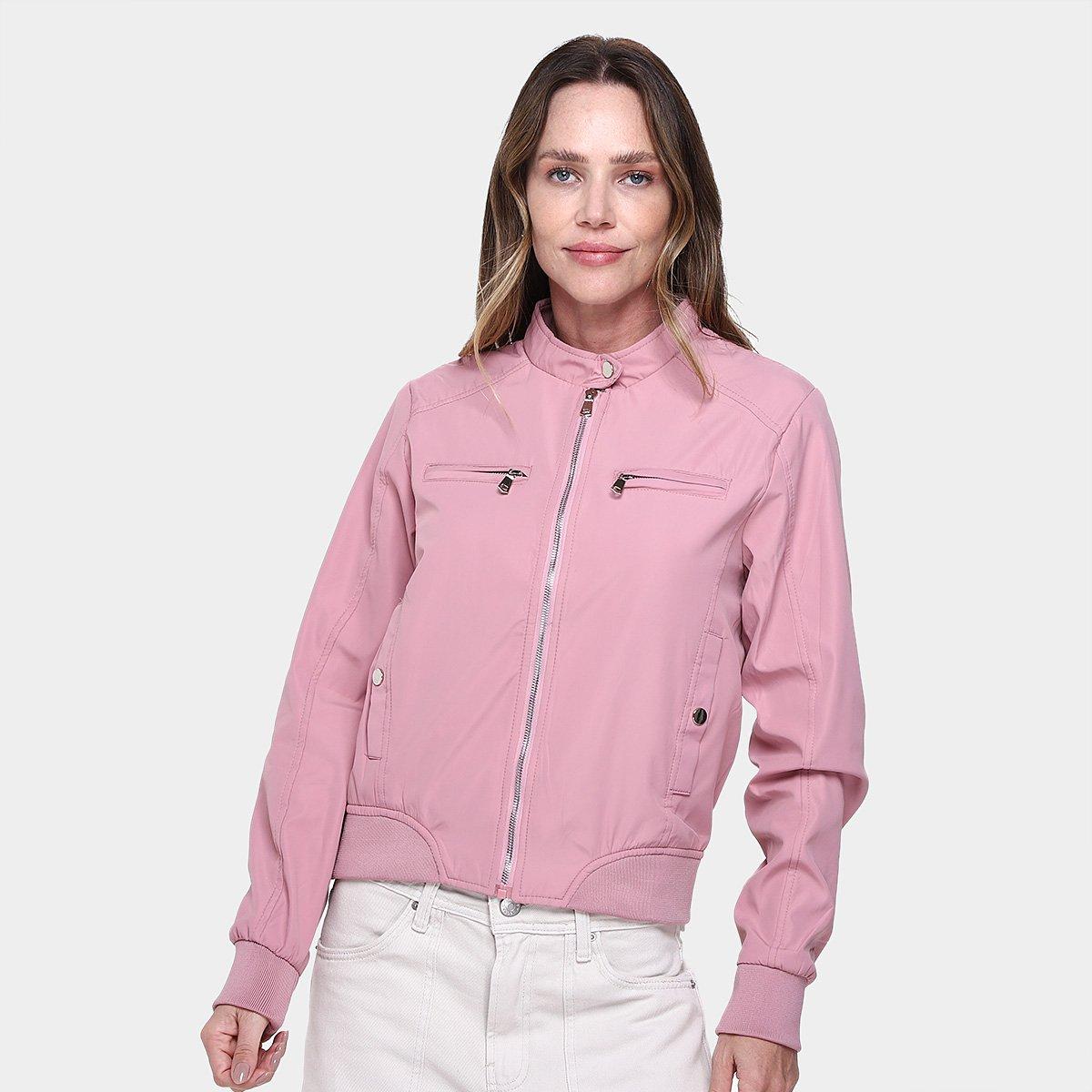 Jaqueta Corta Vento Facinelli Recorte Feminina - 1