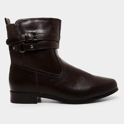 Bota Mooncity Cano Curto Feminina