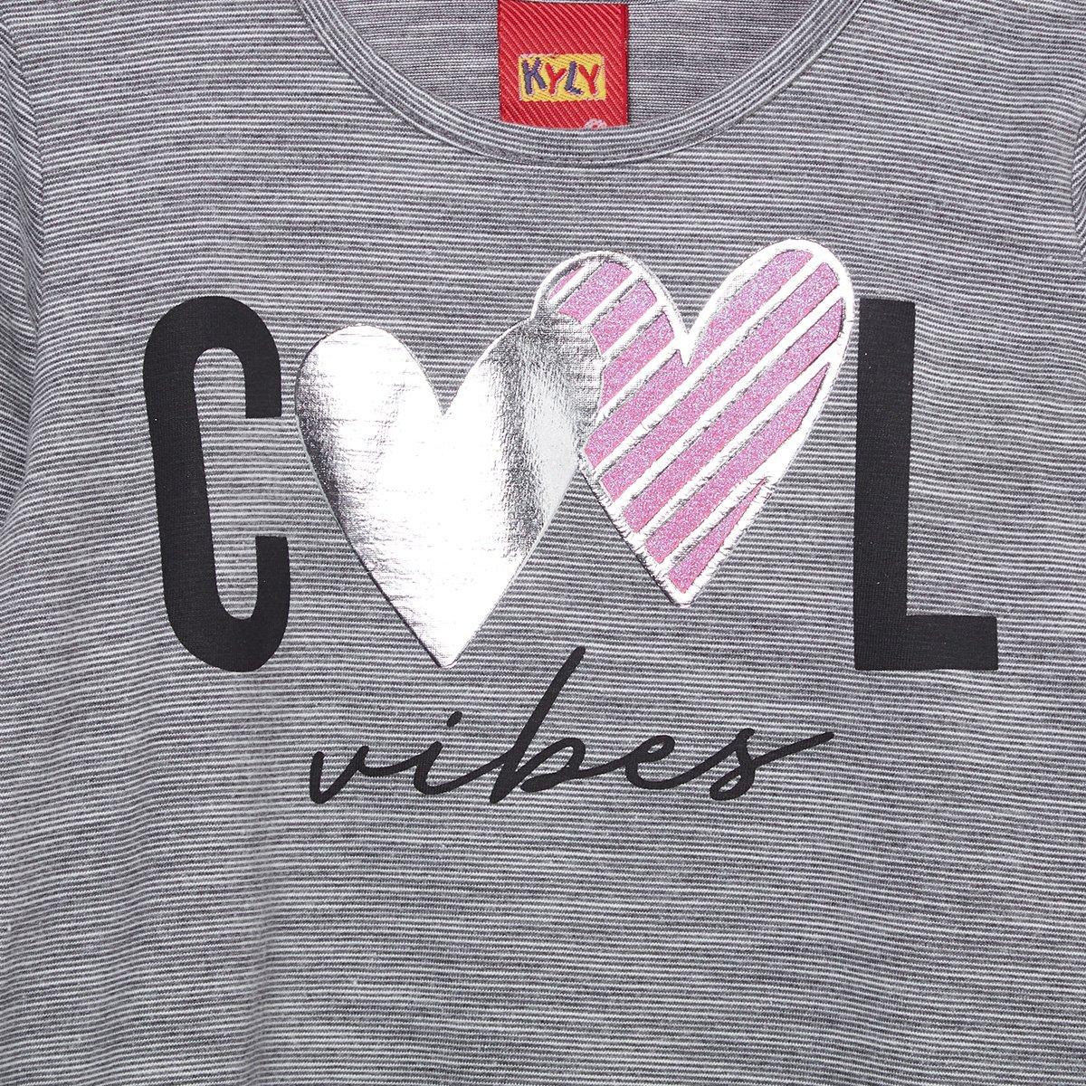 Blusa Infantil Kyly Cropped Menina - 2