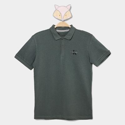 Camisa Polo Infantil Calvin Klein Menino