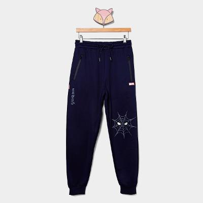 Calça Infantil Mooncity Homem Aranha Menino