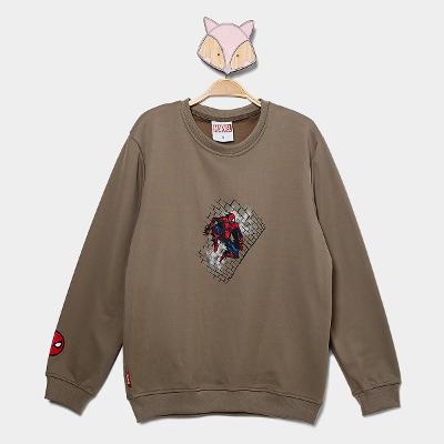 Moletom Infantil Mooncity Homem Aranha Menino