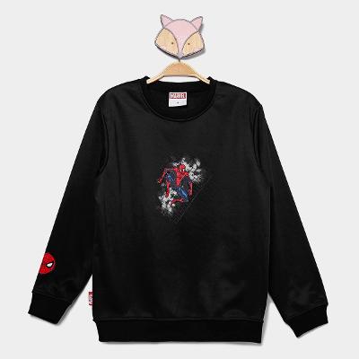 Moletom Infantil Mooncity Homem Aranha Menino