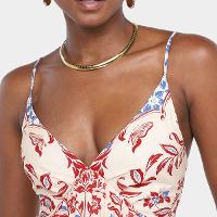 Vestido Farm Cropped Borbolina Feminino - 3