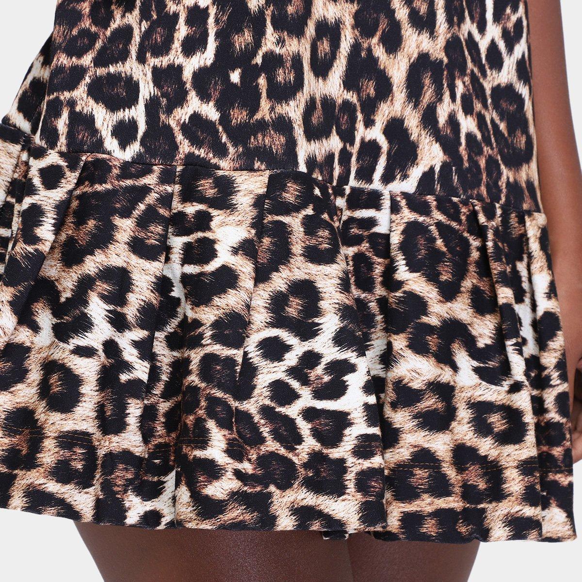 Vestido Moletom Farm Onça Pintada Feminino - 4