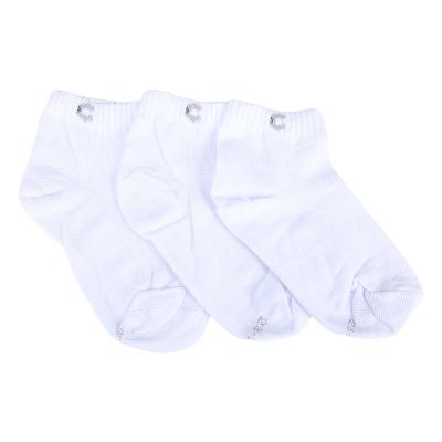 Kit Meia Cano Curto Infantil Cia da Meia 3 Pares