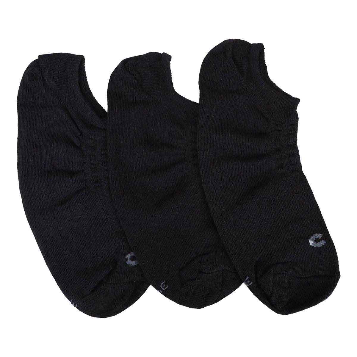 Kit Meia Infantil Cia da Meia Invisível 3 Pares - 3