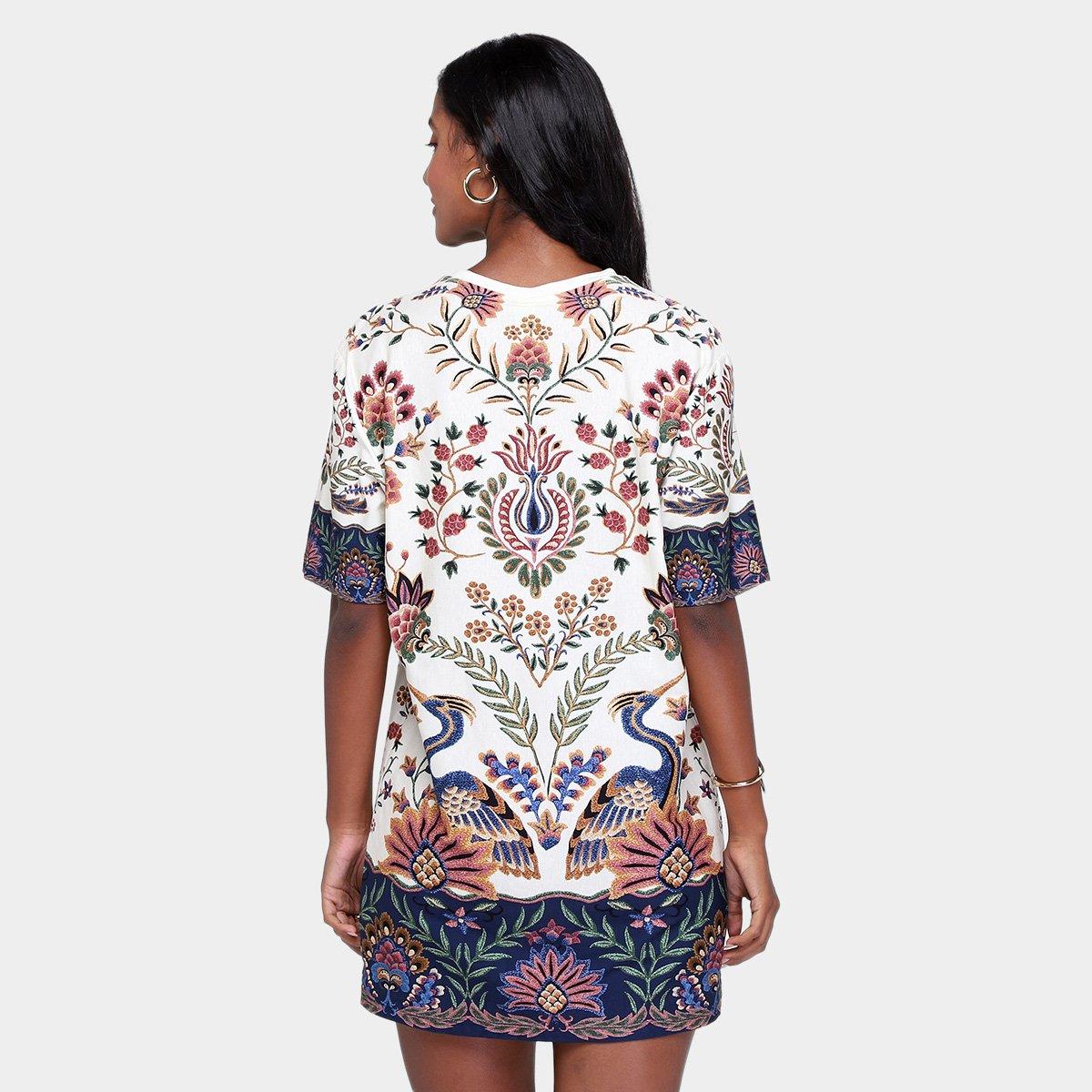 Vestido Farm Básico Jardim Maravilhoso Feminino - 2