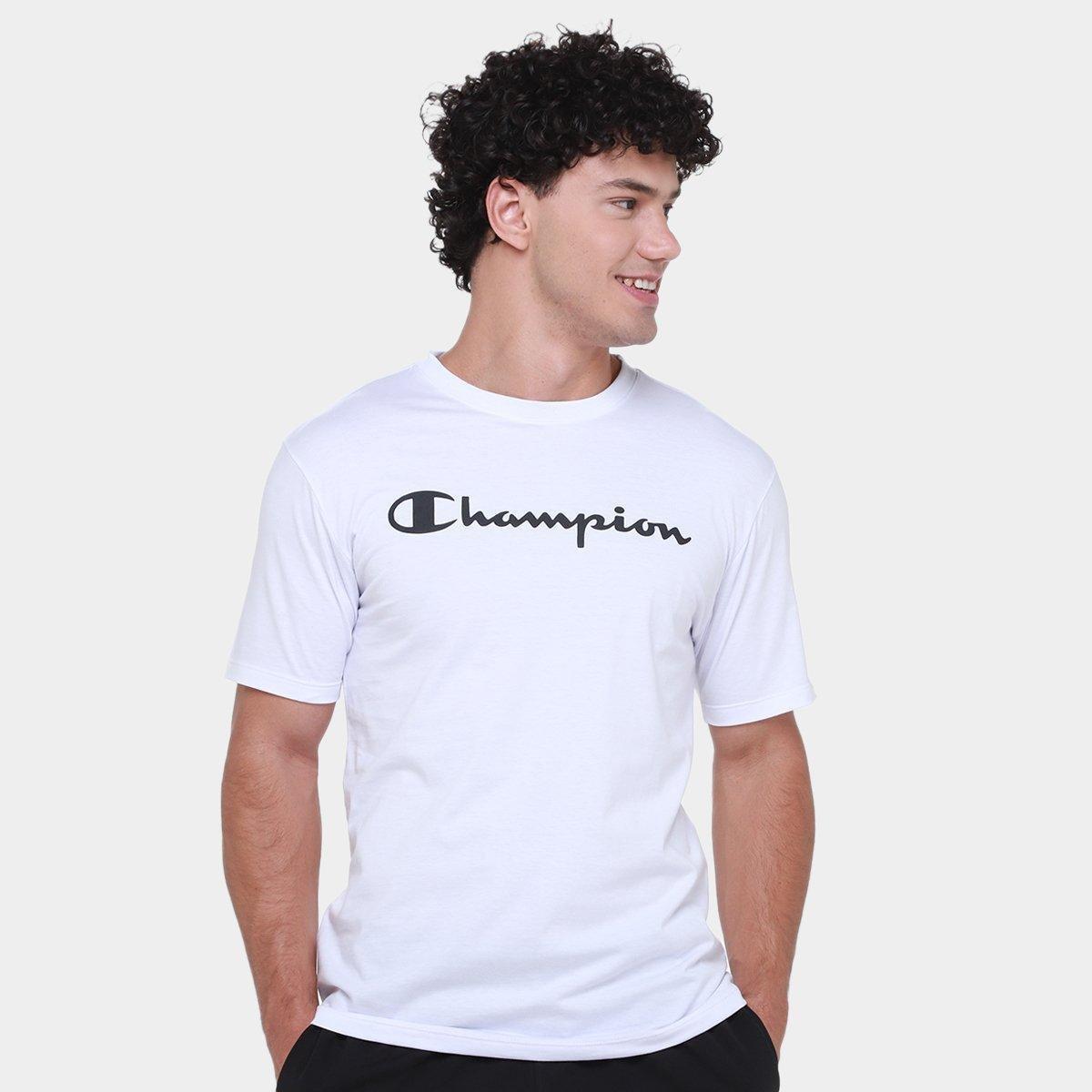 Camiseta Champion Carry Over Clas Script Masculina - 1