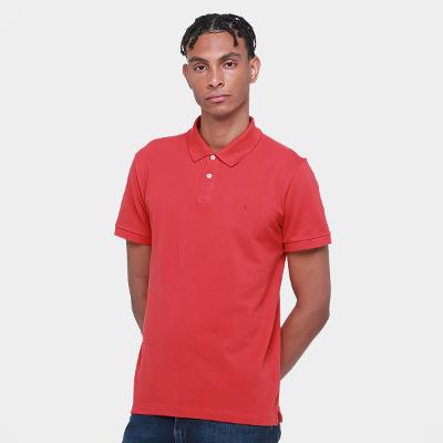 Camisa Polo Calvin Klein Básica Sem Friso Masculina