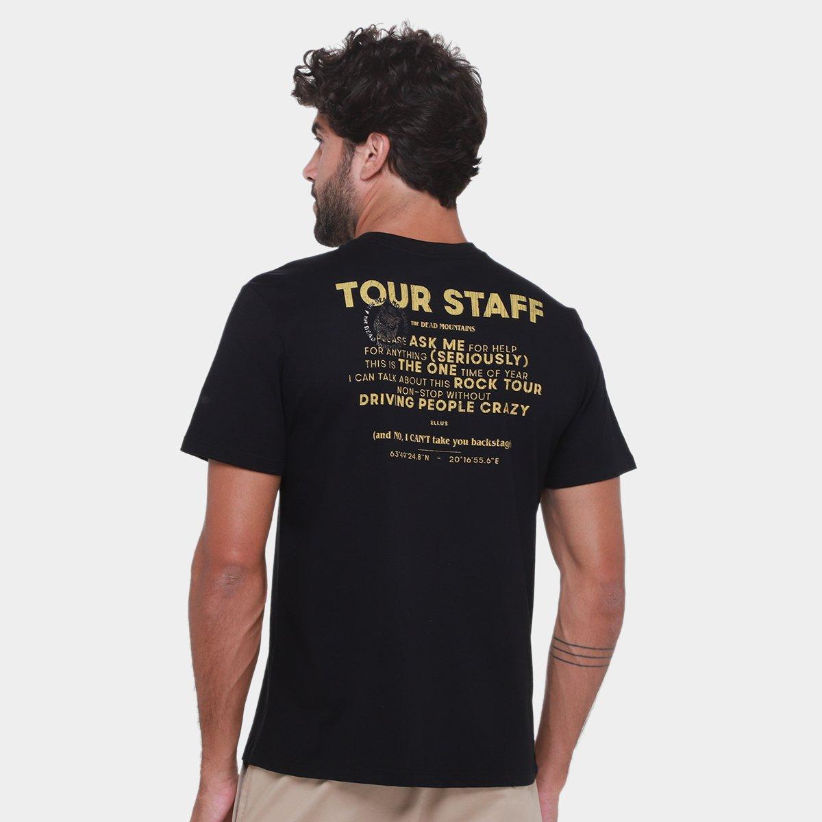 Camiseta Ellus Fine Tour Staff Classic Masculina - 2