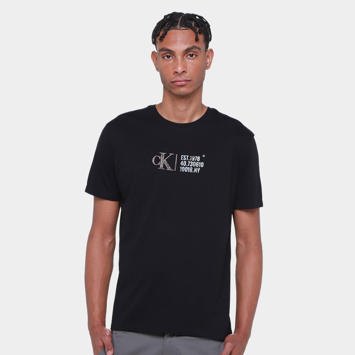 Camiseta Calvin Klein Logo NY Masculina - 1